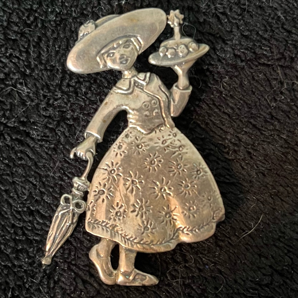 Mary Engelbreit - Vintage Sterling Silver Pin
